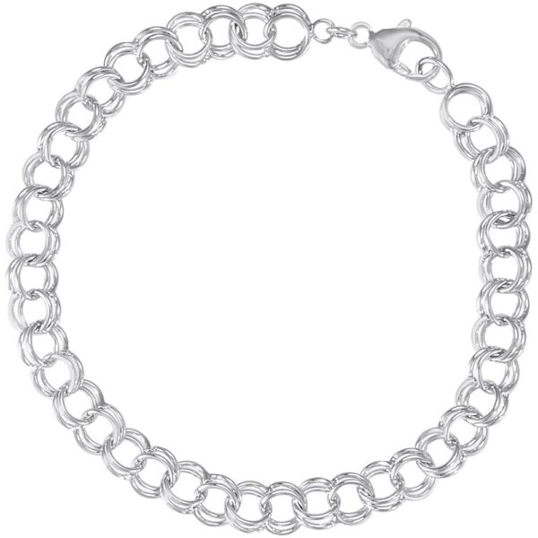 Double Link Classic Bracelet with Lobster Claw