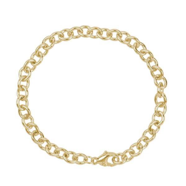 Round Cable Link Classic Bracelet