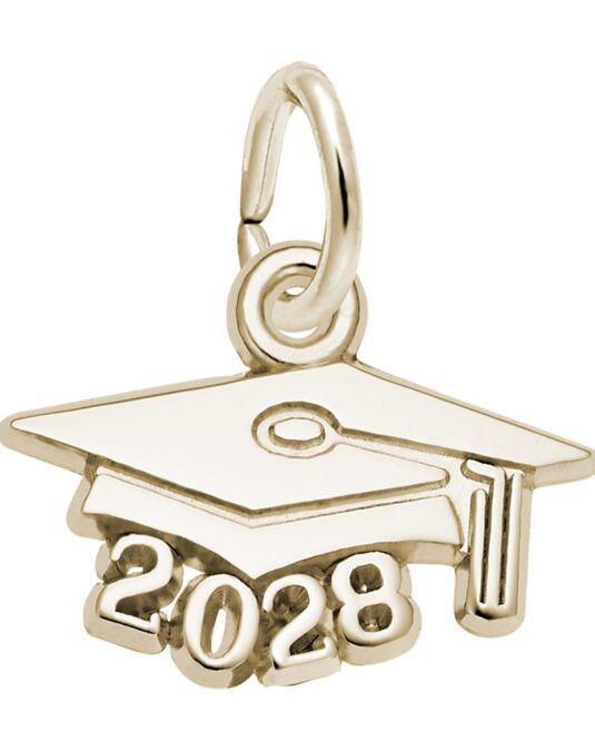 Grad Cap 2028 Charm