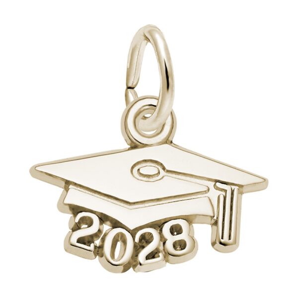 Grad Cap 2028 Charm