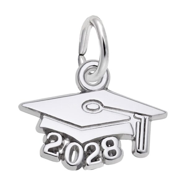 Grad Cap 2028 Charm