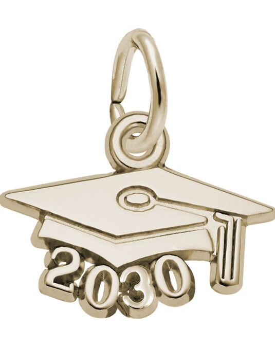 Grad Cap 2030 Charm