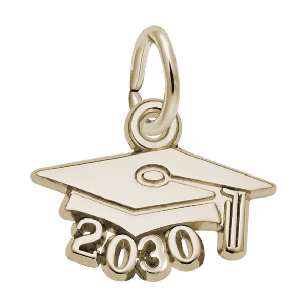 Grad Cap 2030 Charm