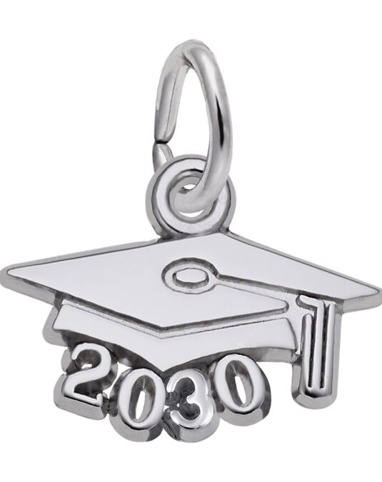 Grad Cap 2030 Charm
