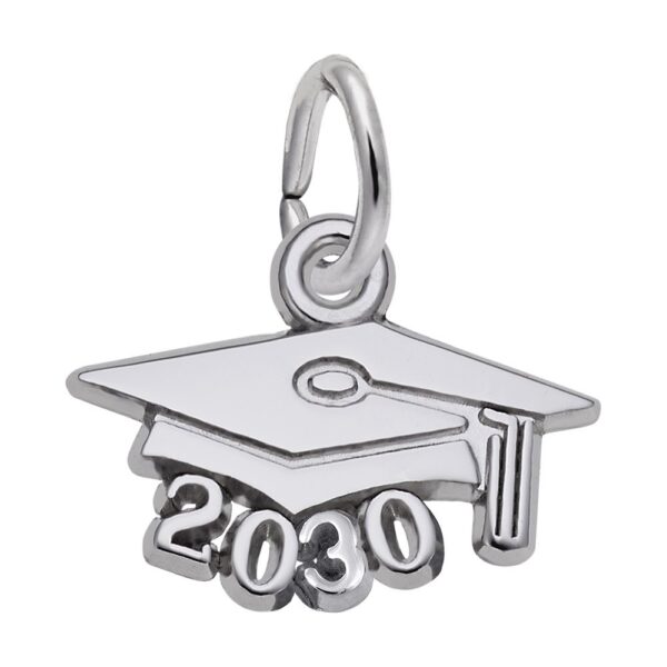 Grad Cap 2030 Charm