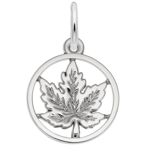 Maple Leaf Small Ring Charm