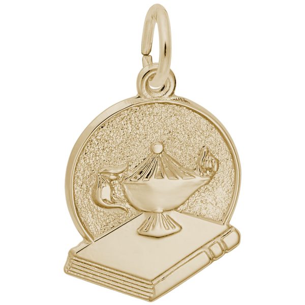 Lamp of Learning Disc Charm