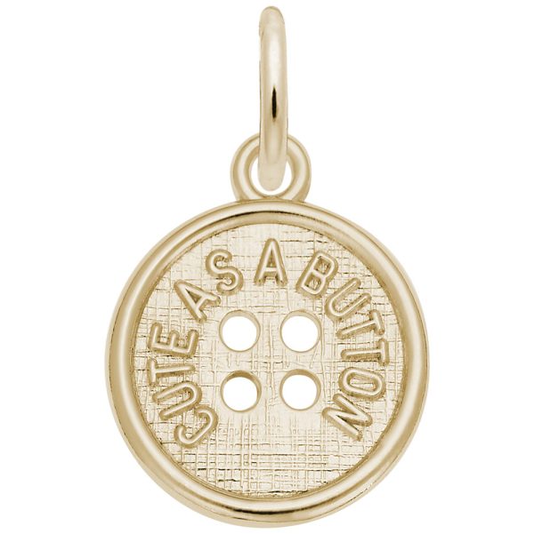 Cute as a Button Charm