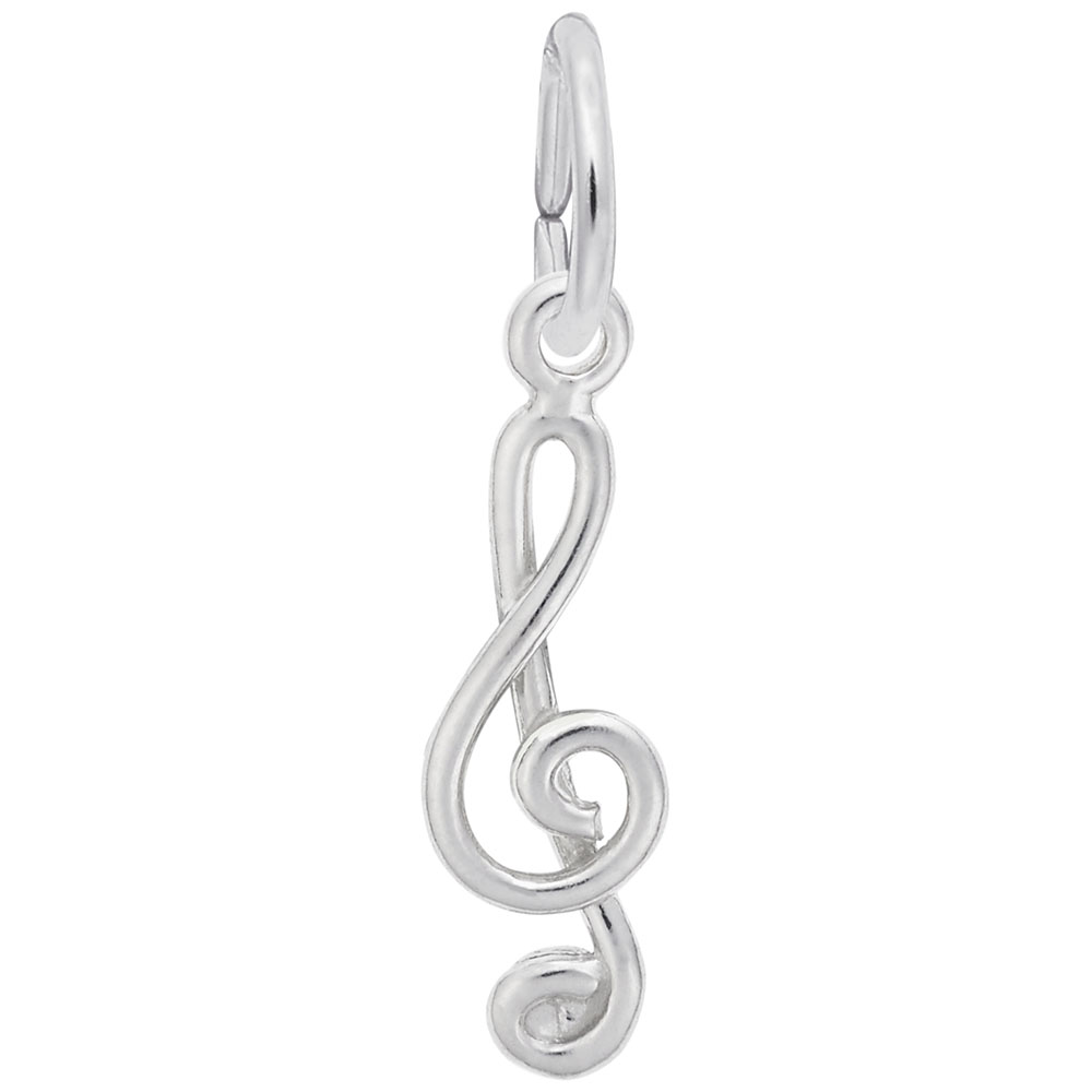 Treble Clef Accent Charm