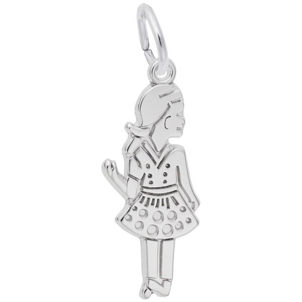 Waving Girl Charm