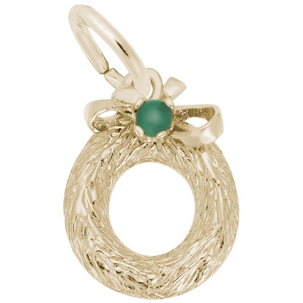 Wreath with Bead Charm