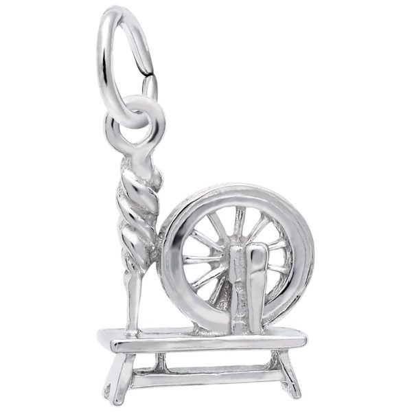 Spinning Wheel Charm