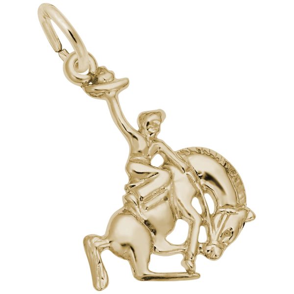 Horse and Cowboy Charm