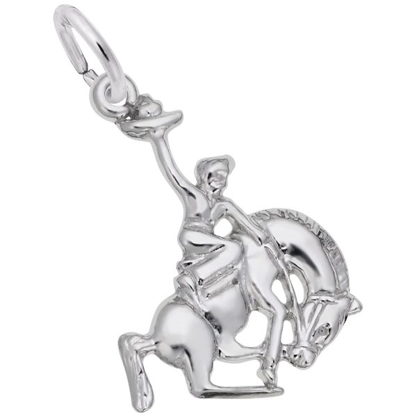 Horse and Cowboy Charm
