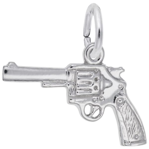 Revolver Gun Charm