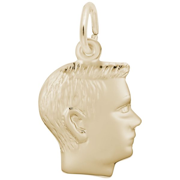 Boy's Head Charm