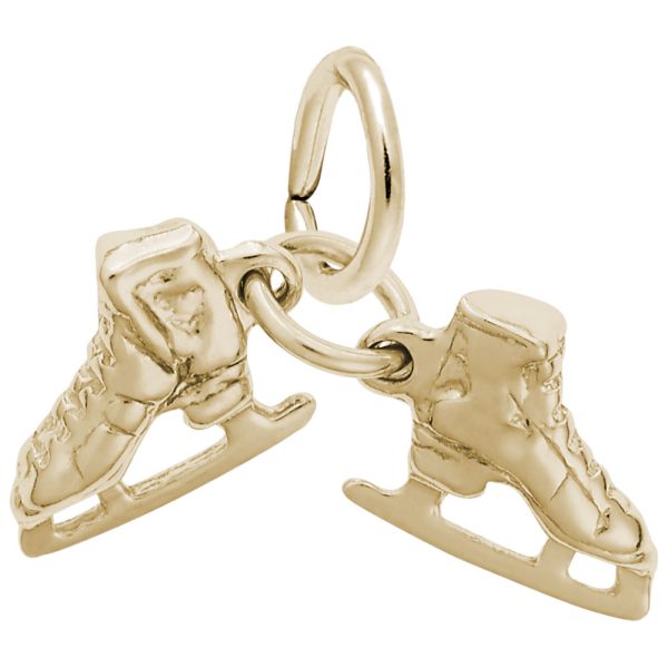 Ice Skates Accent Charm