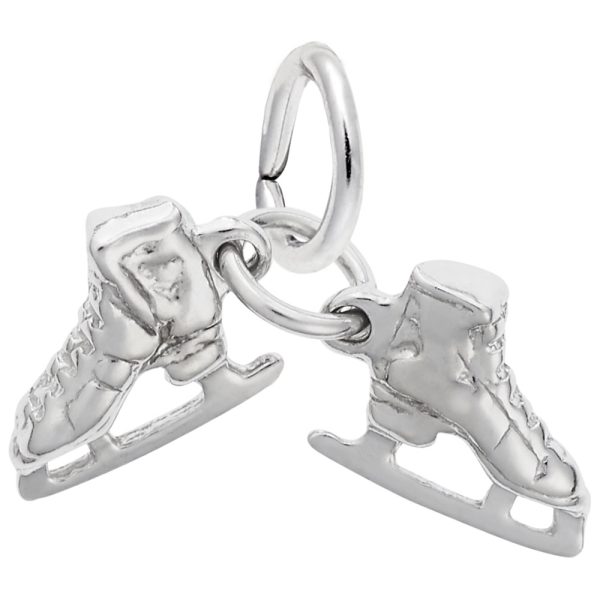 Ice Skates Accent Charm