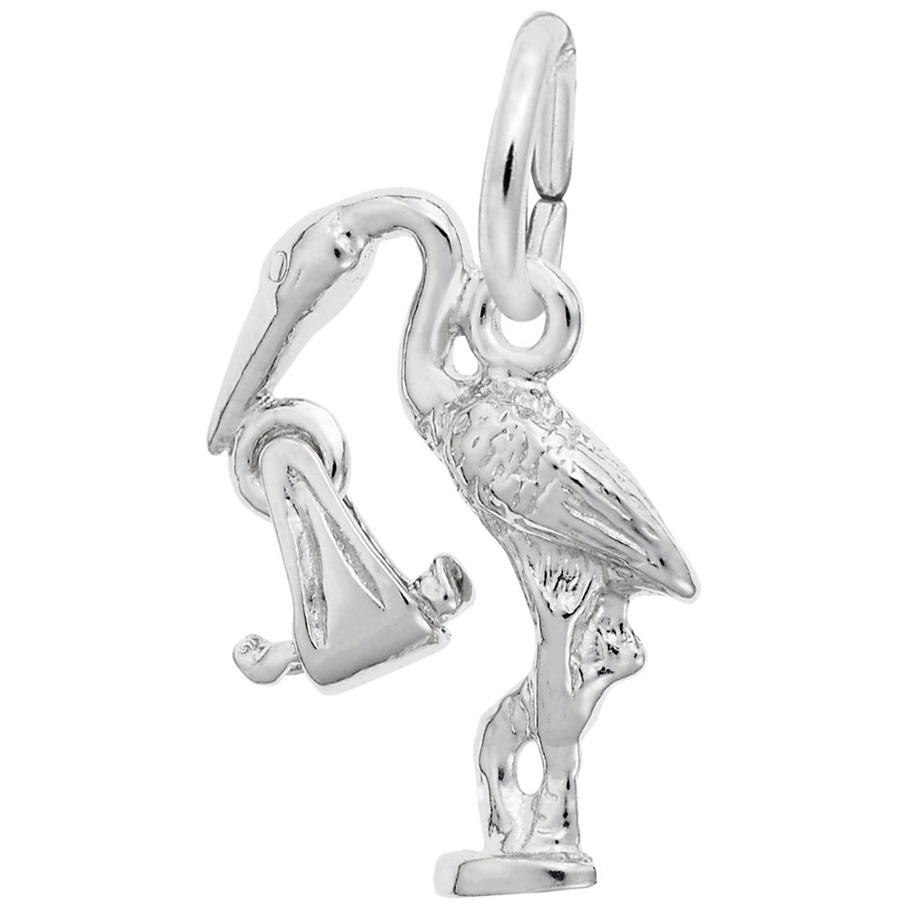 Stork Charm