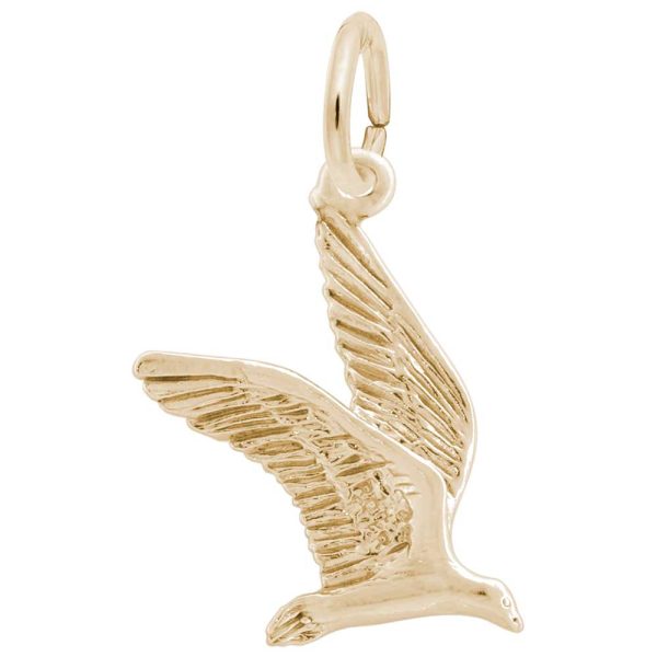 Flying Seagull Charm