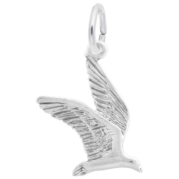 Flying Seagull Charm