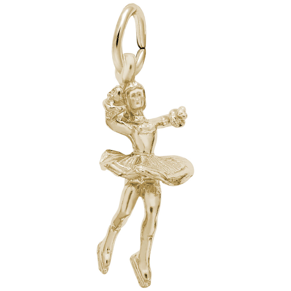 Twirling Ice Skater Charm - Image 1