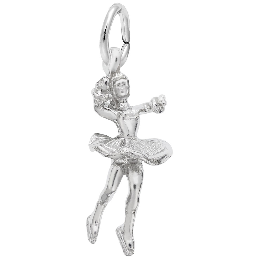 Twirling Ice Skater Charm