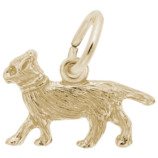 Walking Cat Accent Charm