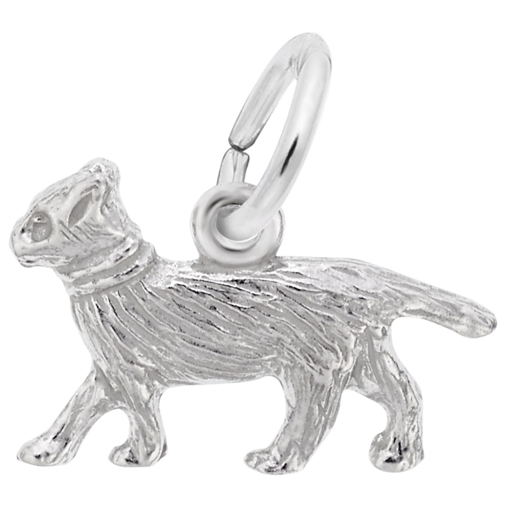 Walking Cat Accent Charm