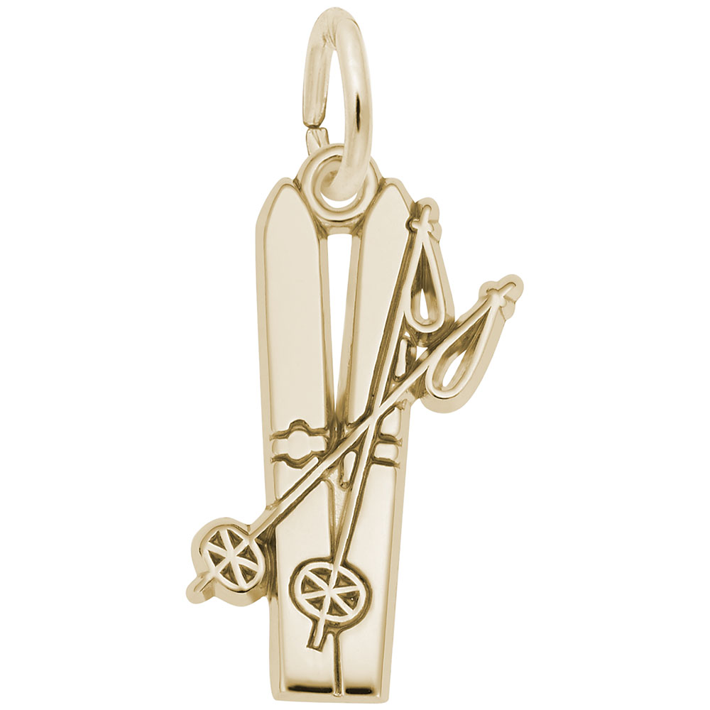 Flat Skis Charm - Image 1