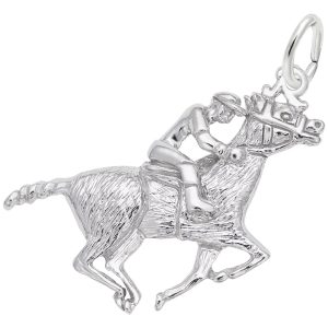 Horse & Jockey Charm