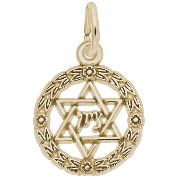 Star of David Wreath Charm