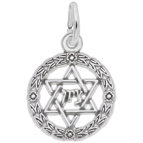 Star of David Wreath Charm