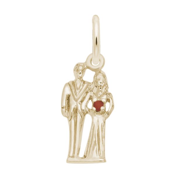 Bride & Groom Accent Charm