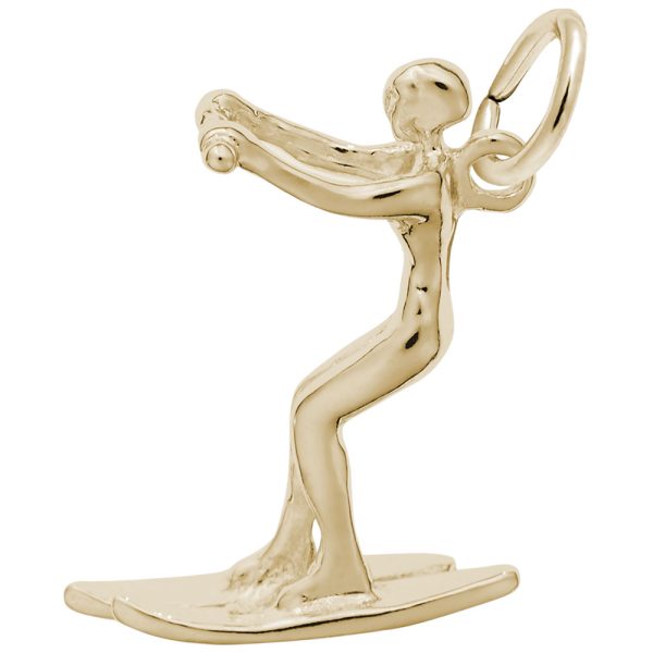Water Skier Charm