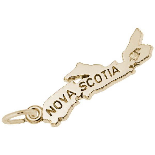 Nova Scotia Map Charm