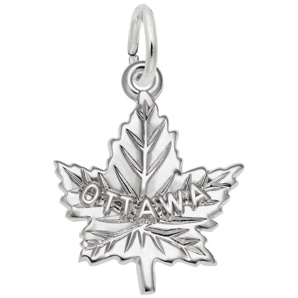 Ottawa Maple Leaf Charm