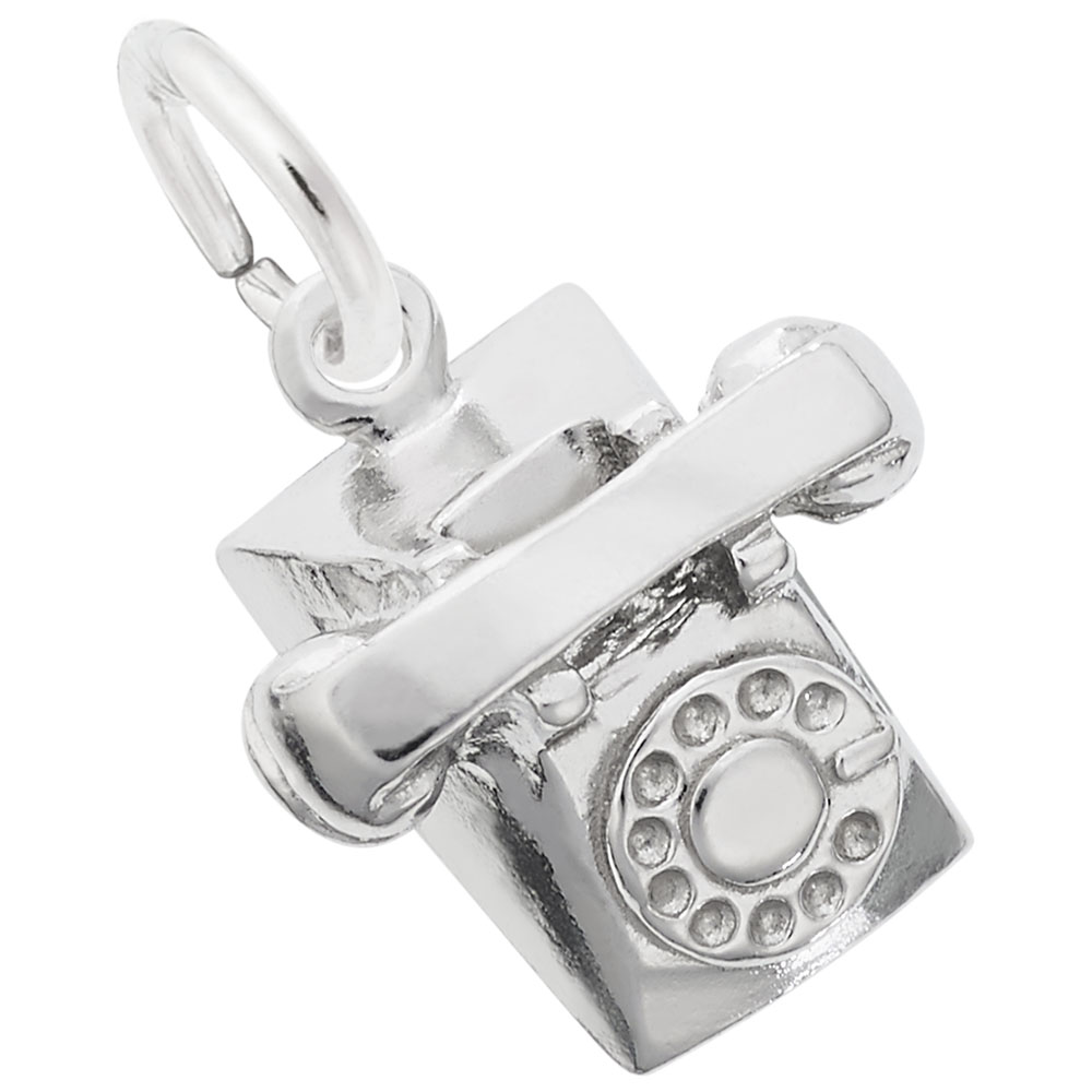 Rotary Phone Charm
