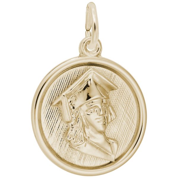 Female Graduate Disc Charm