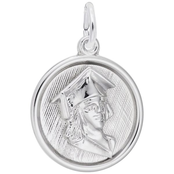 Female Graduate Disc Charm