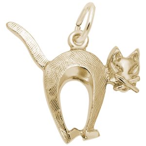 Arched Cat Charm
