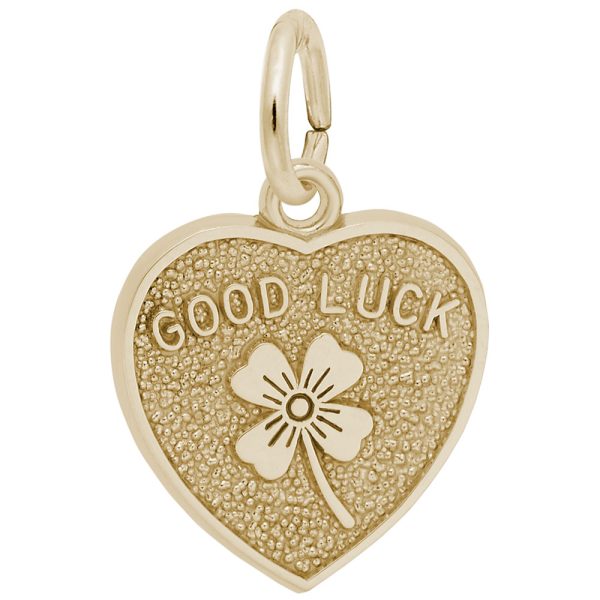 Good Luck Heart Charm