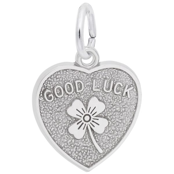 Good Luck Heart Charm