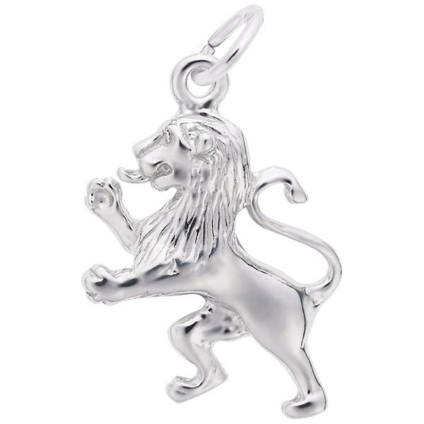 Ramped Lion Charm