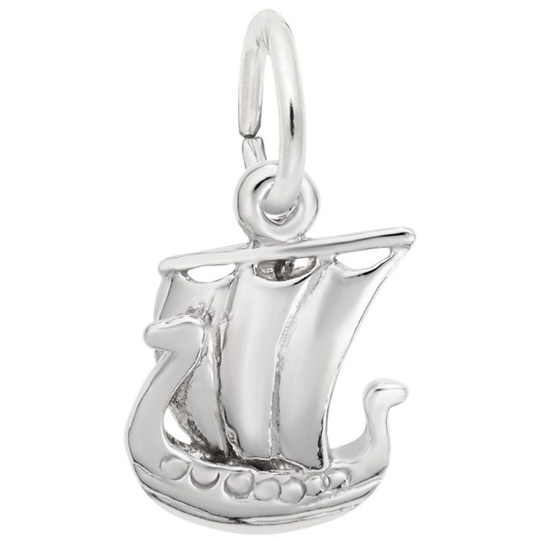 Viking Ship Charm