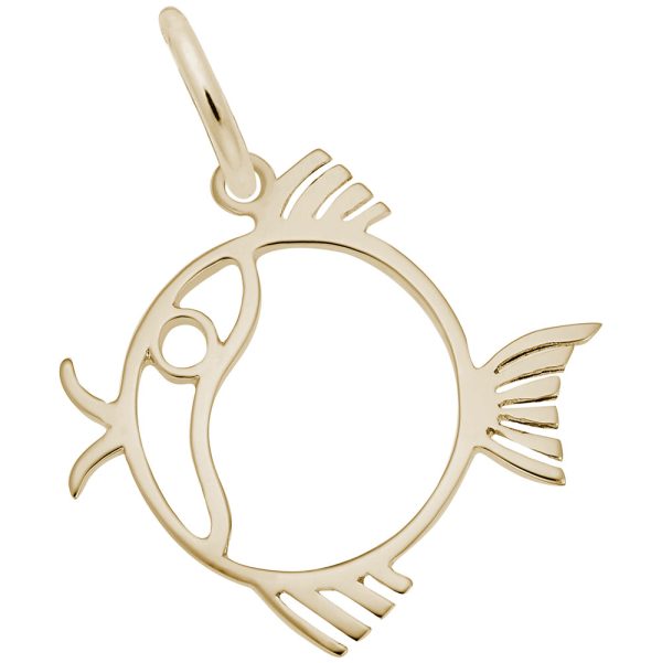 Flat Fish Charm