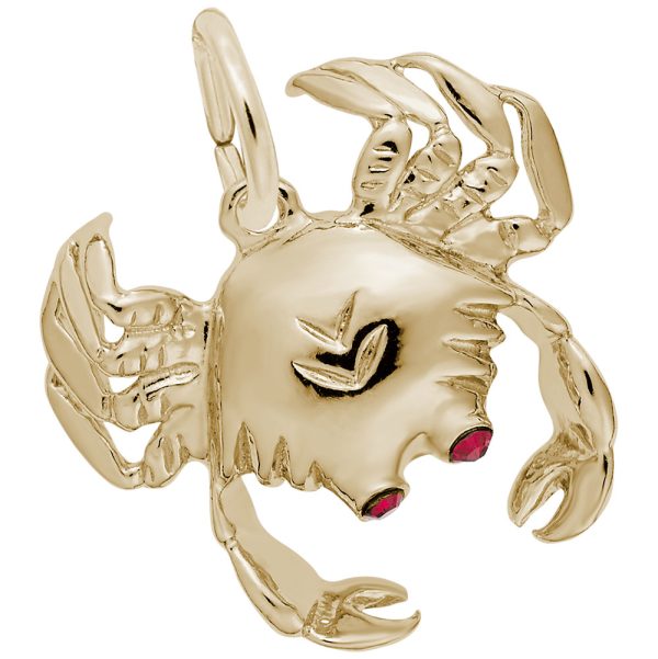 Crab with Stones Charm
