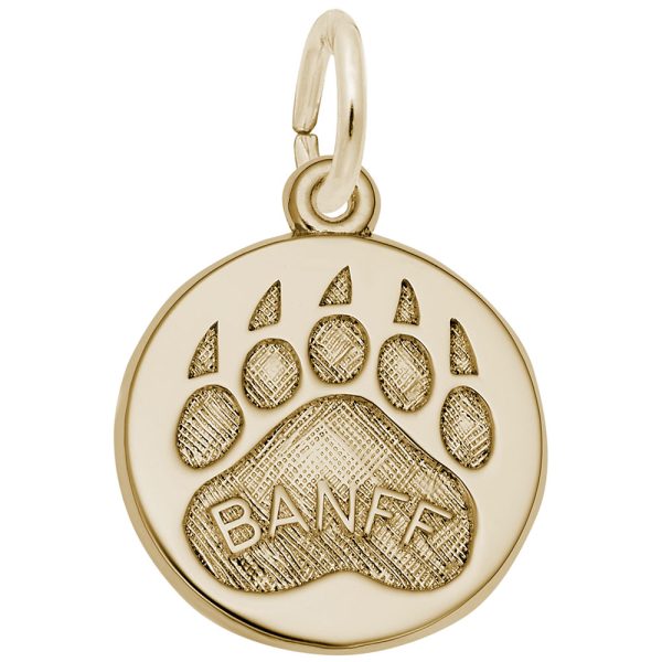 Banff Paw Print Charm
