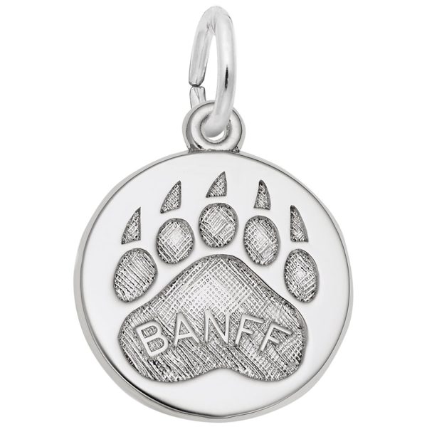 Banff Paw Print Charm