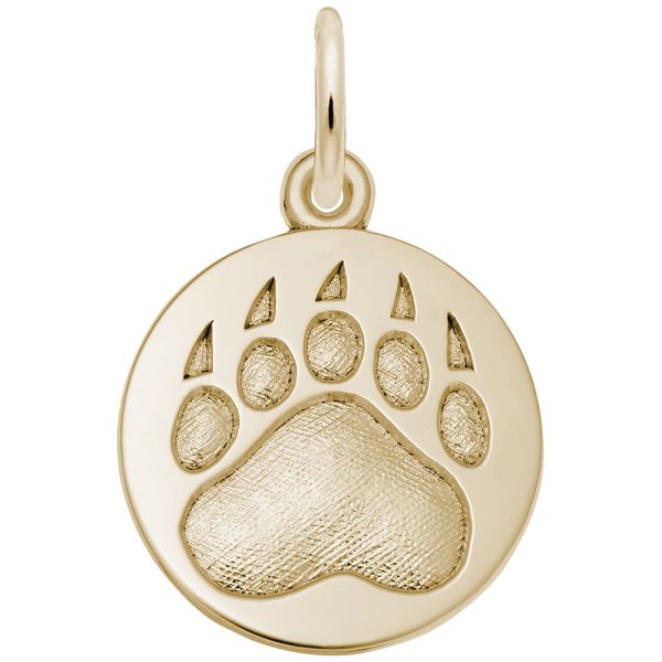Bear Paw Print Charm